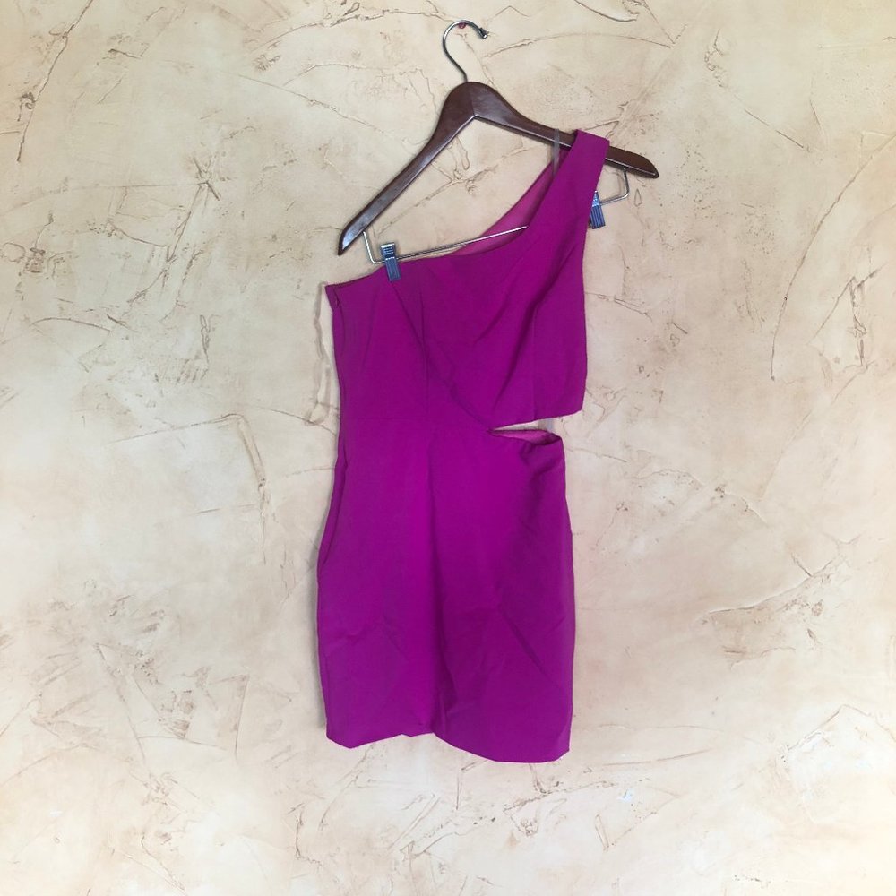 Karlie pink fitted mini dress